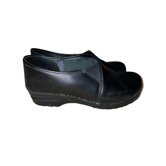 Dansko Black Leather Professional Clog Womens Sz 41/10.5-11 - Picture 1 of 9